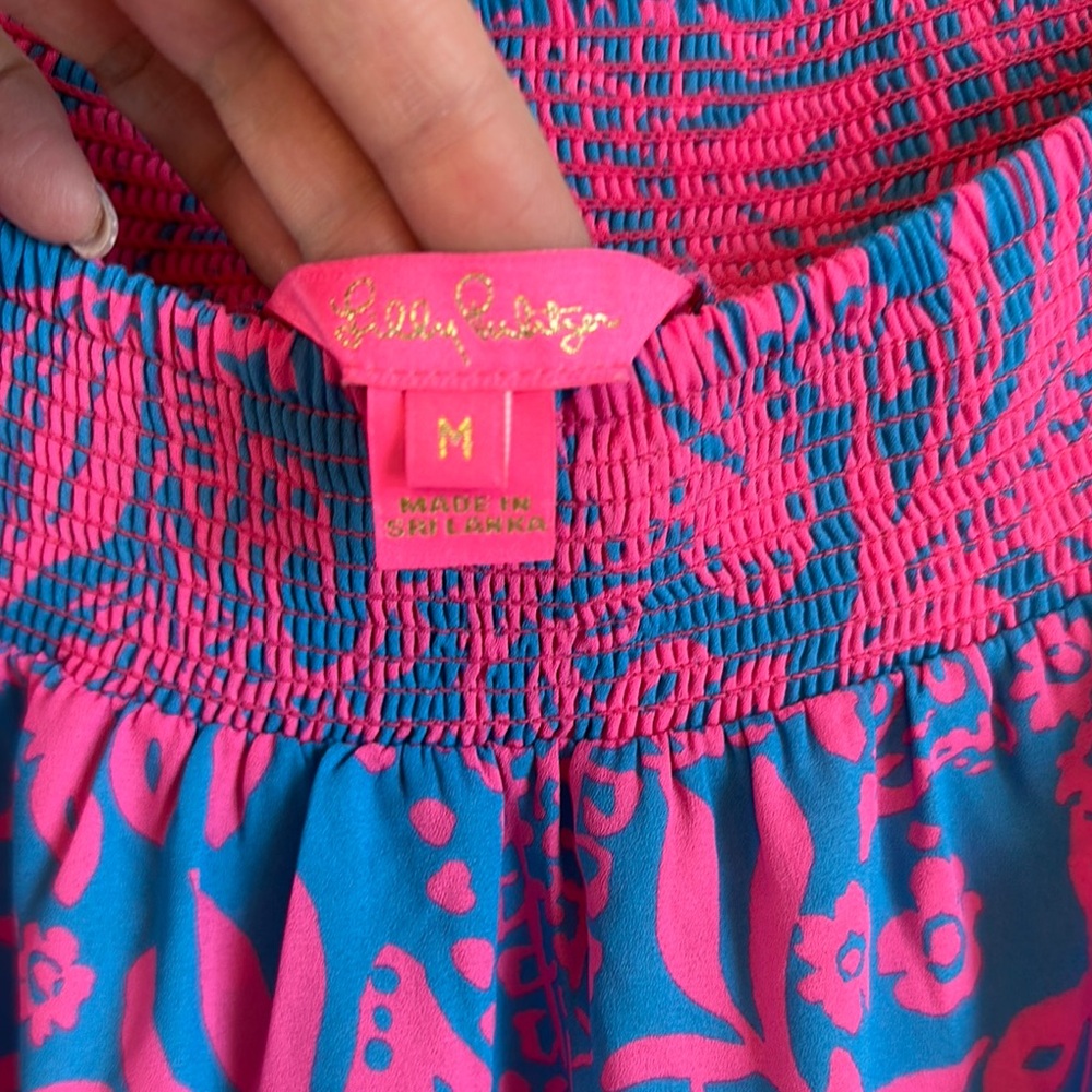 ππLilly Pulitzer Maryellen Long Sleeve Off the Shoulder Top - Picture 5 of 12